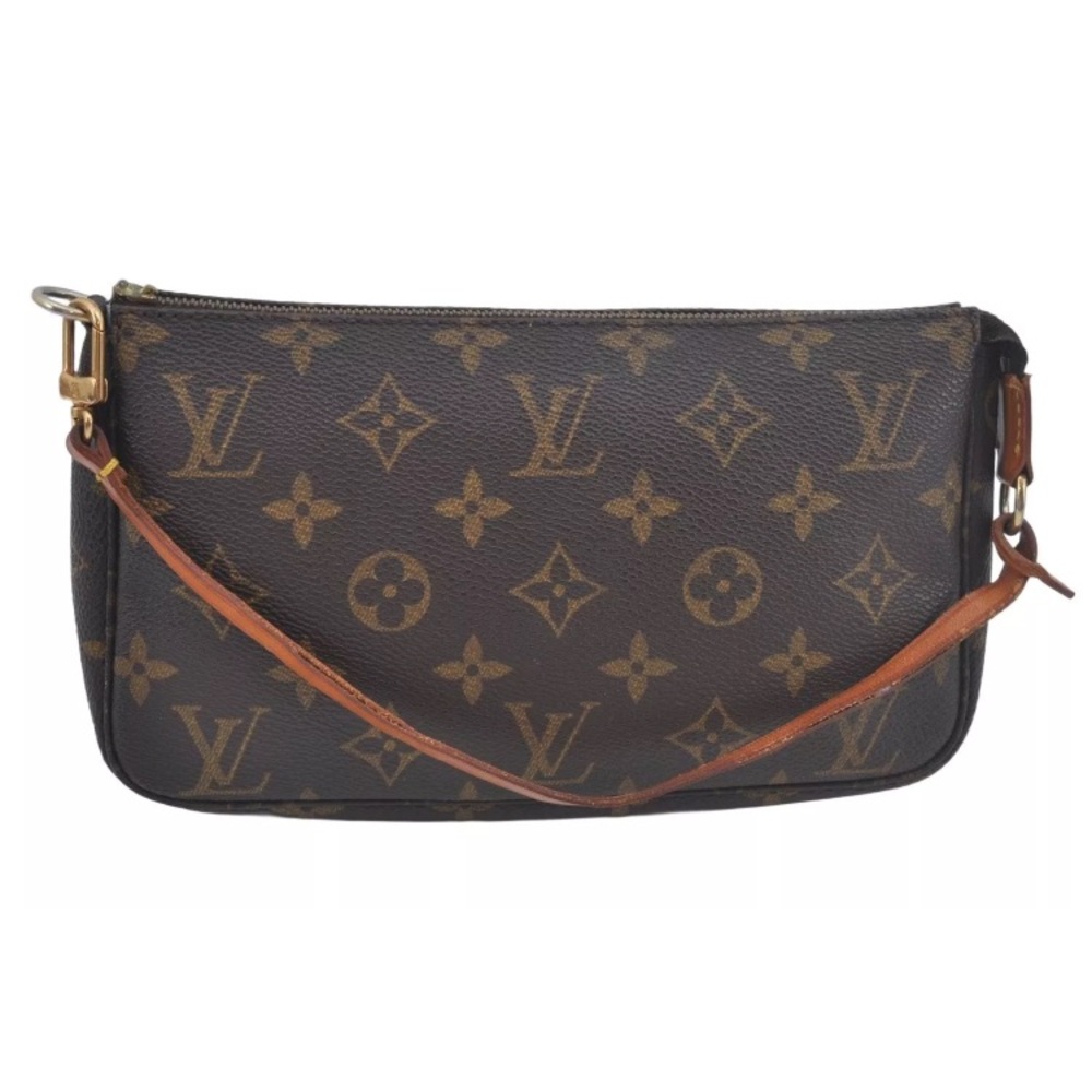 Authentic Louis Vuitton Monogram Pochette Accessoires Pouch M51980